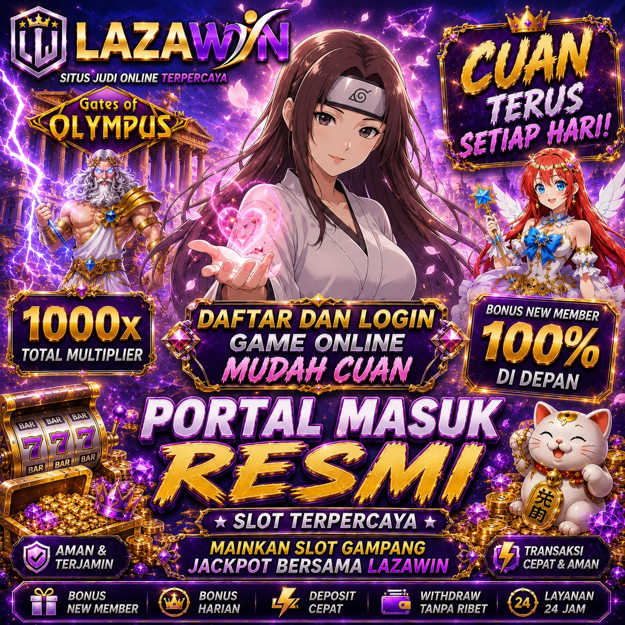 LAZAWIN 🎯 QRIS 10K Solusi Main Game Online Aman dan Praktis