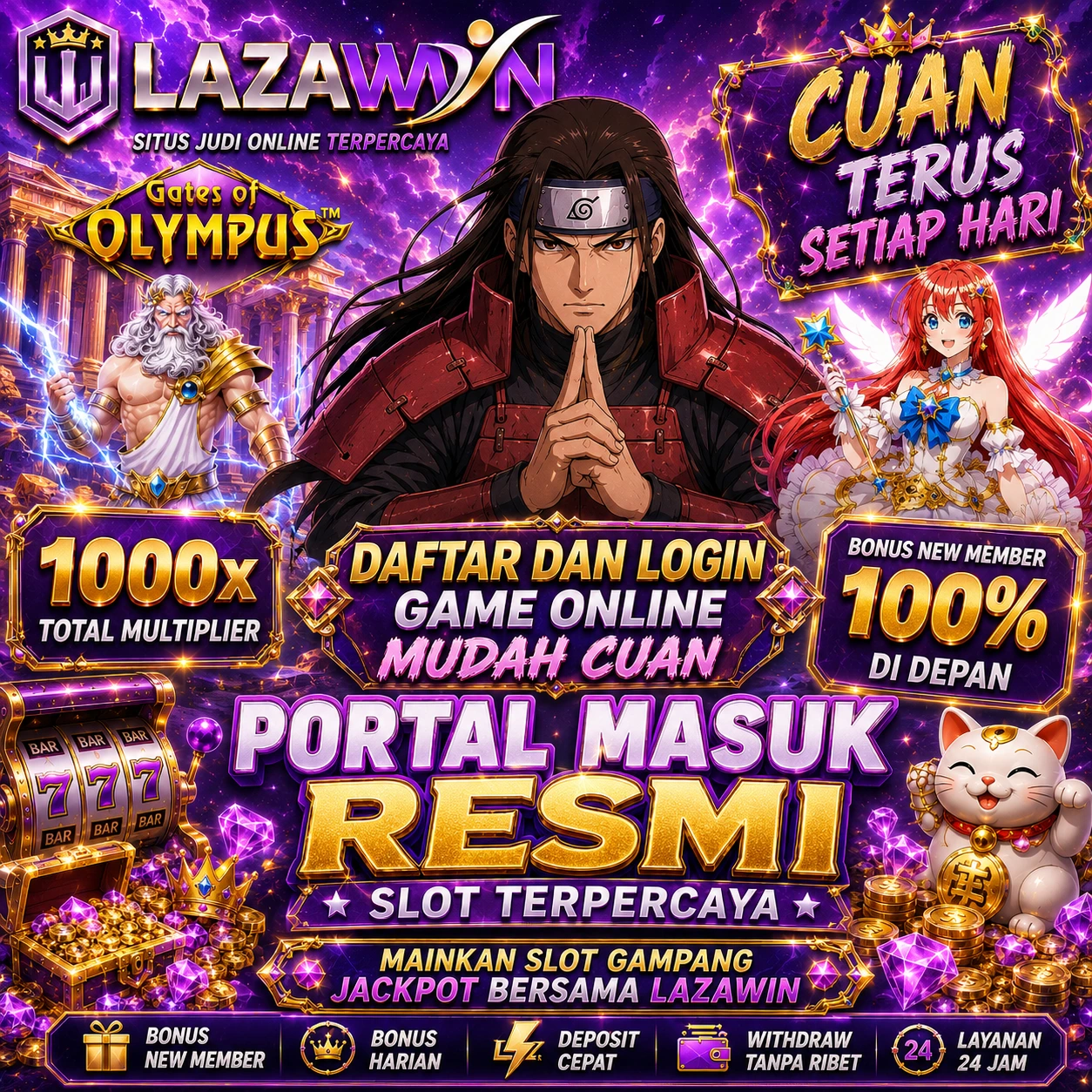 LAZAWIN 🎯 QRIS 10K Solusi Main Game Online Aman dan Praktis
